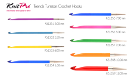 Knitpro Trendz afgaans / tunisian haaknaald 5.5mm