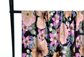 Atelier Jupe - viscose -Large soft coloured flowers