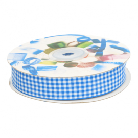 lint ruit pepita 20mm, blauw