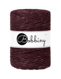 Bobbiny Macramé 5mm kleur Golden Burgundy
