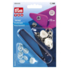 Prym naaivrijdrukknopen jersey 12mm - wit