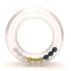 Durable Bijtring met rammelkralen 80mm , groen