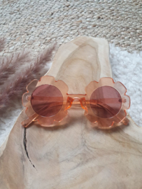 Sunglasses flower light pink