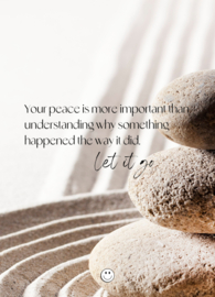 Postcard | Your peace is more important