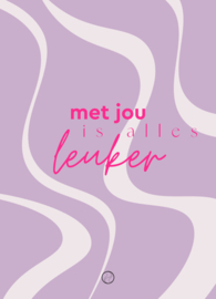 Postcard | met jou is alles leuker