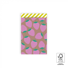 Cadeauzakjes Strawberry Pink Taupe | M (5 stuks)