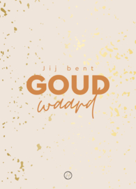 Postcard | jij bent goud waard