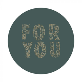 Sticker For you | Petrol (10 stuks)