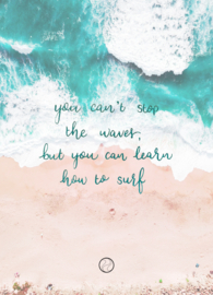 Postcard | You can't stop the waves