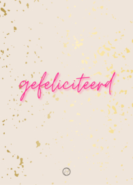 Postcard | Gefeliciteerd