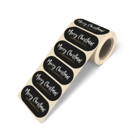 Sticker Christmas retro (10 stuks)