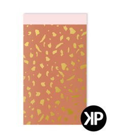 Cadeauzakjes Terazzo | Pink Gold (5 stuks)