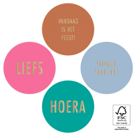 Stickers Tekst Modern | Intense (10 stuks)