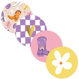 Stickers Lucky boots (10 stuks)