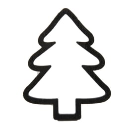 Kerstboom | Hout Zwart (5 stuks)