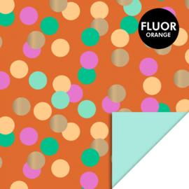 70cm Cadeaupapier Big Confetti Mint