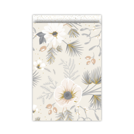 Cadeauzakjes Vintage Christmas | Natural | L (5 stuks)