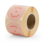 Sticker Better together (10 stuks)