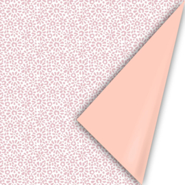 Cadeaupapier Ethnic flowers | Rose Pastel Neon