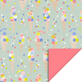70cm Cadeaupapier Ice Confetti