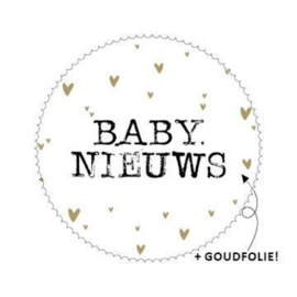 Sticker Baby nieuws (10 stuks)