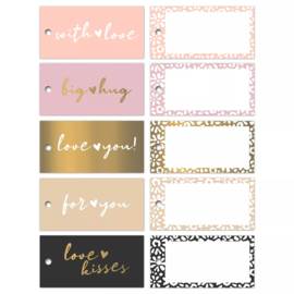 Cadeaulabel | Coeurs de Fleurs (5 stuks)