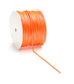Silk cord | Fluor orange