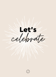 Postcard | let's celebrate
