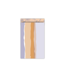 Cadeauzakjes Blending lines Lila | M (5 stuks)