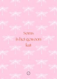 Postcard | Soms is het gewoon kut