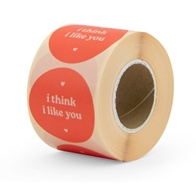 Sticker I think I like you (10 stuks)