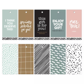 Cadeaulabel | Perfect basics (5 stuks)