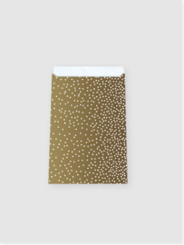 Cadeauzakjes Dots Gold | L (5 stuks)
