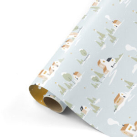 50cm Cadeaupapier Home for xmas