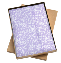 Vloeipapier | Lila dots (2 stuks)