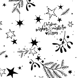 Vloeipapier | Mistletoe kisses (2 stuks)