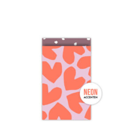 Cadeauzakjes Solo Hearts Neon | M (5stuks)