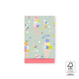Cadeauzakjes Ice confetti | M (5 stuks)