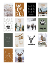 Kerstdoosje met mini Kerstkaartjes