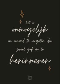 Postcard | Herinneren