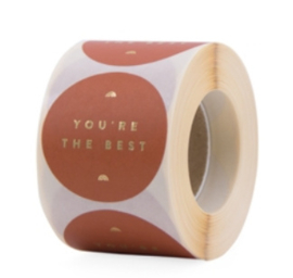 Sticker You're the best (10 stuks)