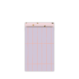 Cadeauzakjes Slim tiles lila | M (5 stuks)