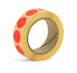Sticker Deco Dots | Fluor Orange (10 stuks)
