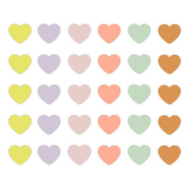 Stickers mini hartjes | Spring (10 stuks)