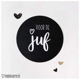 Sticker Juf (5 stuks)