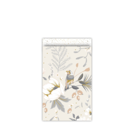 Cadeauzakjes Vintage Christmas | Natural | M (5 stuks)