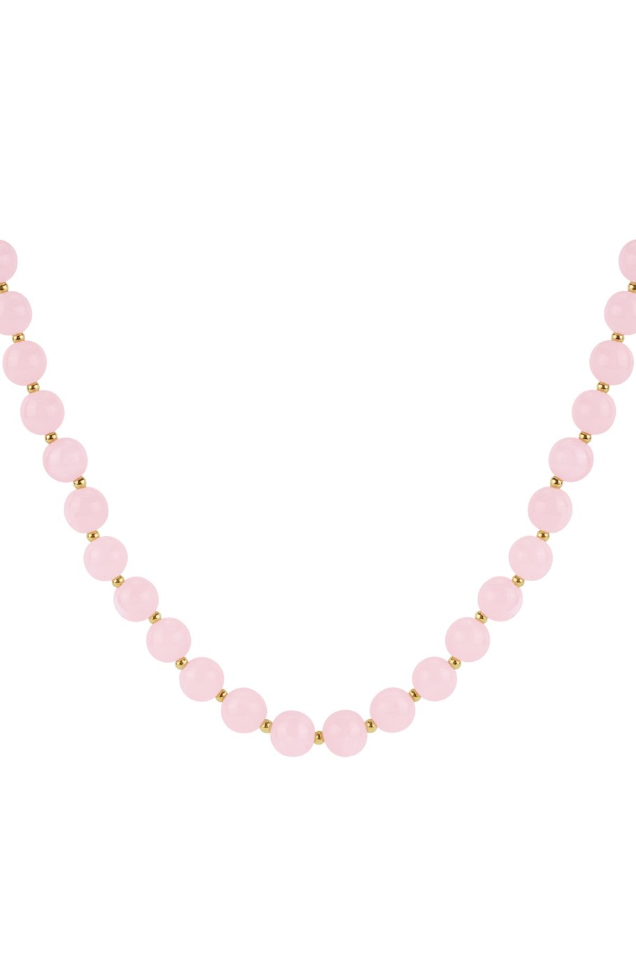 Vintage vibe ketting Roze