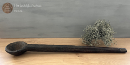 Stoere grote houten lepel