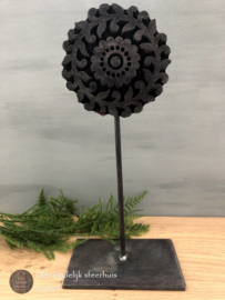 Houten stempel rond