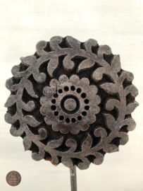 Houten stempel rond